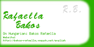 rafaella bakos business card